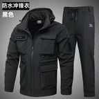 622 plus velvet waterproof jacket cover [black] / 165