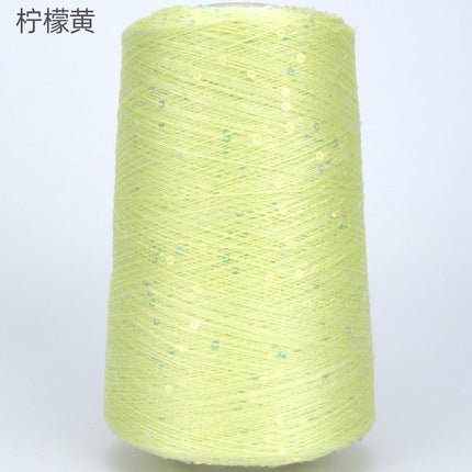 Silk Joy/Tencel Iridescent Sequin Hand-Knitted Yarn Ball Colorful Tencel Sequin Yarn Wholesale 500g
