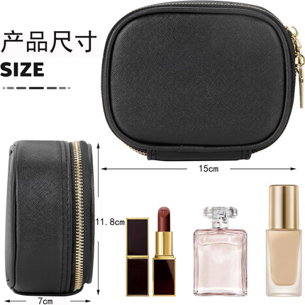 New Cosmetic Bag Led Light Mini with Mirror Rechargeable Portable Travel Cosmetic Storage Bag Small and Exquisite