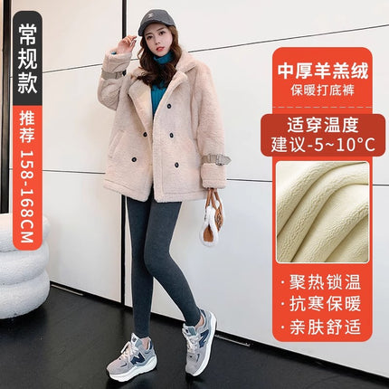 Northern Extra Thick Thermal Pants for Women, Winter Outerwear, Fleece-Lined, Thickened, Extended Cotton Pants, 2025 Autumn and Winter Petite Leggings