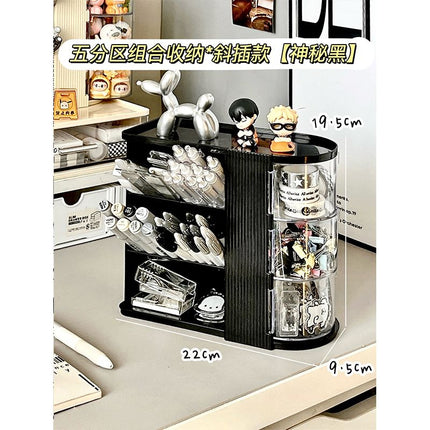 Dressing Table Cosmetics Desktop Storage Box Drawer Lipstick Mask Powder Puff Organizer Shelf Skin Care Product Storage Rack