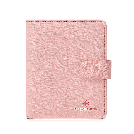 Cross-Border 2026 New Rfid Passport Wallet Multi-Functional Credit Card Document Holder Ultra-Thin Portable Travel Passport Holder
