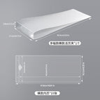 Horizontal hand-held storage book (including 10 card pages)