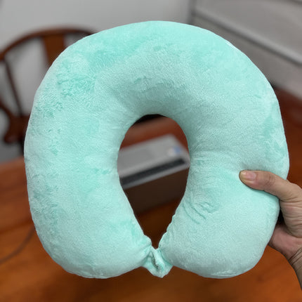2025 New Cross-Border U-Shaped Pillow Portable Pp Cotton Office Nap Cervical Pillow Car High-Speed Rail Neck Pillow Wholesale