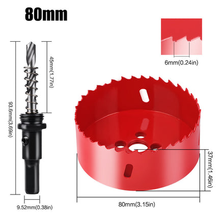 M42 bimetal hole opener woodworking iron pipe aluminum gypsum board drill hole opener PV woodworking suit