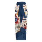 Navy Totem Print Gauze Dress / Free size