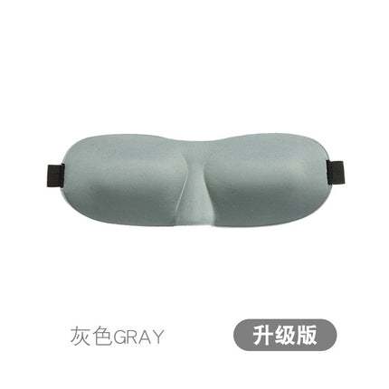 3D Eye Mask Sponge Fabric Light-Blocking Eye Protection Travel Aviation Sleep Unisex Customizable Logo Full Blackout