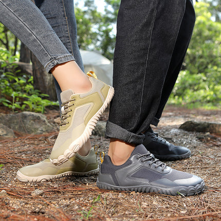 Outdoor Camping Non-Slip Breathable Barefoot Soft-Soled Wide-Toe Hiking and Climbing Wide-Last Shoes for Couples Hiking and Cycling Sports Shoes