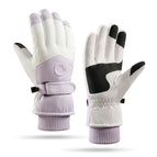 Women's Round ski purple White / Free size