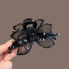 Black [copper wire crystal clamp]