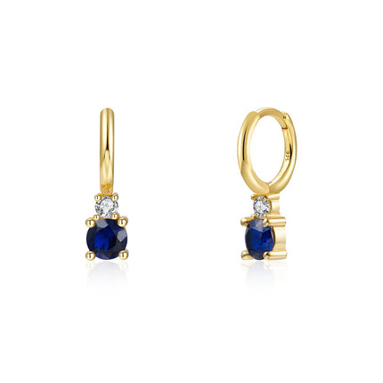 Amazon, Aliexpress, Temu, Shein, European and American Cross-Border Popular Luxury Zircon Earrings Wholesale