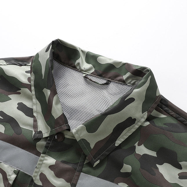Summer Cooling Air-Conditioned Clothing, Short-Sleeved Loose-Fitting Clothing with Fans, Outdoor Work Clothes, Labor Protection Electrician Clothing, Work Clothes