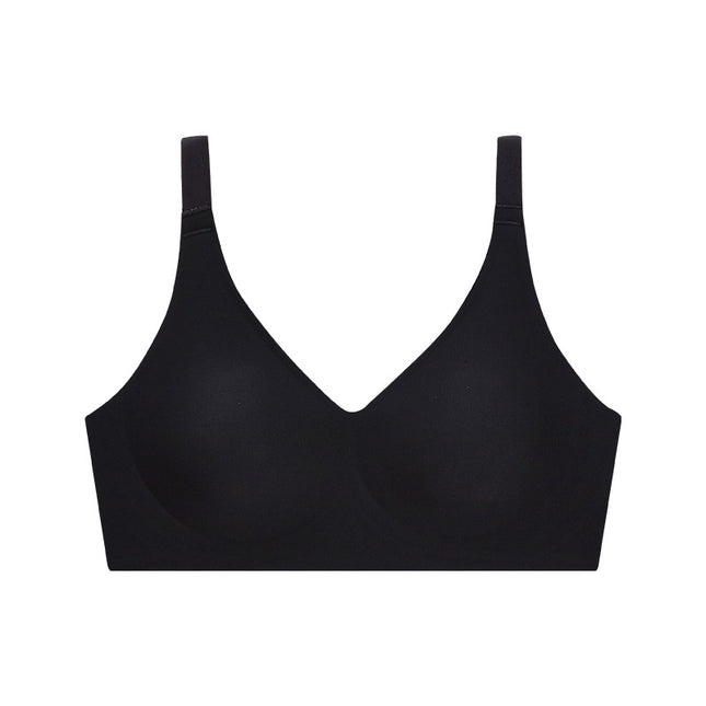 Modal Seamless Underwear for Women, Large Size, No Steel Ring, Push-Up Bra, Anti-Slip, Breathable, Lightweight, Seamless, Anti-Sagging