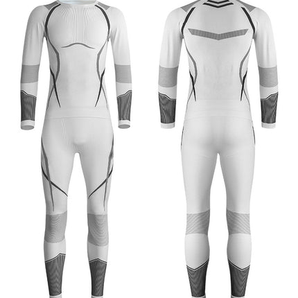 2025 Autumn and Winter Quick-Drying Ski Clothing for Men and Women, Sports Tight-Fitting Moisture-Wicking and Warm Mountain Climbing Hiking Compression Clothing Suit