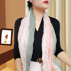 Tricolor Pink Green / 175CM