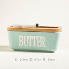 Tiffany green ceramic butter box (small) / 350ml