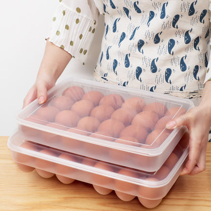 4195. Large-Capacity Egg Carton 24 Compartments 34 Compartments Kitchen Refrigerator Storage Box Crisper Egg Tray Egg Compartment