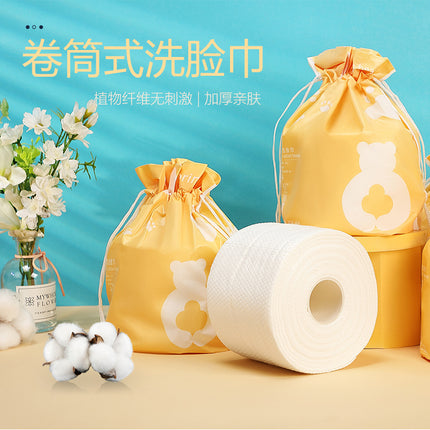 Small cotton disposable large roll face wash towel beauty salon special cleansing towel increased thick cotton soft towel wholesale