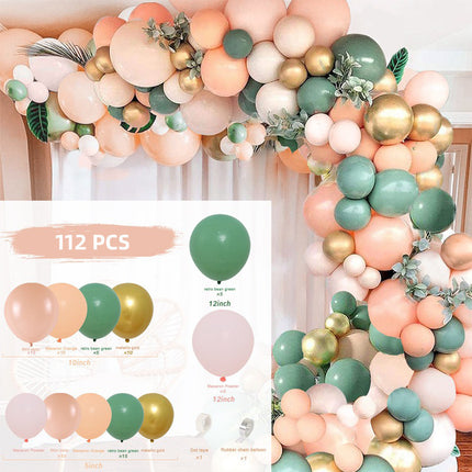 Cross-border Amazon Balloon Chain Arch suit New Birthday Decoration Wedding Room Wedding Balloon Scene Decoration Wholesale