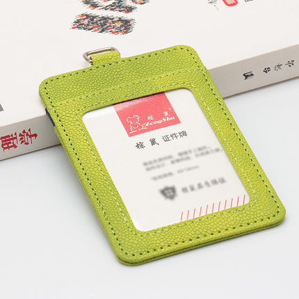 Color-Blocking Basketball Pattern Leather Work Id Card Holder Student Card Holder Business Badge Access Control Pu Lanyard Color-Blocking Wholesale Work Id Card