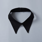 Front buckle black large point collar