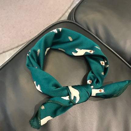 Explosions Spring and Summer 50x 50cm Small Square Scarf Women's Scarf South Korea Professional Small Scarf Varied Decorative Printed Scarf