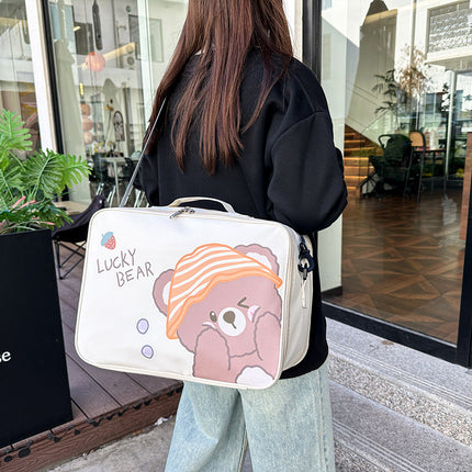 Short-Distance Travel Storage Bag, Clothing Storage Bag, Shoulder Bag, Large-Capacity Boarding Bag, Portable Luggage Bag, Travel Bag