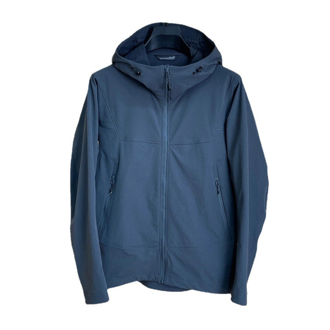 Spring and Autumn Men's High Quality Windproof Waterproof Outdoor Casual Sports Soft Case Jacket Fashionable Trendy Men's Hooded Jacket