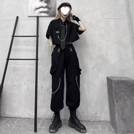 Women's Summer Thin Overalls for Small People, Loose Straight Wide Legs, High Waist, Slim Casual Harem Leggings, Autumn Fashion Trend