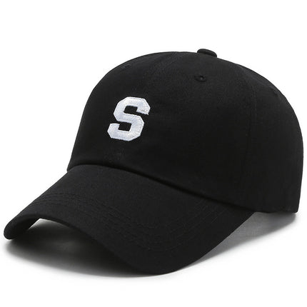 Hat Women's Korean-style Casual Embroidered Small m Cap Men's Spring and Summer Outdoor Sunshade Fashion Tide Brand Baseball Cap