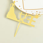 10-pack queen gold acrylic