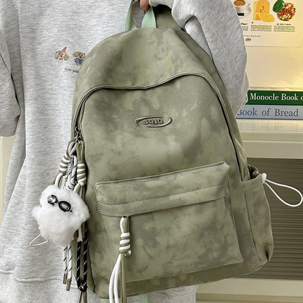 New Retro Backpack Men's Mountaineering Bag Backpack Junior High School Student Travel Bag Personalized High School Student College Student Bag Female