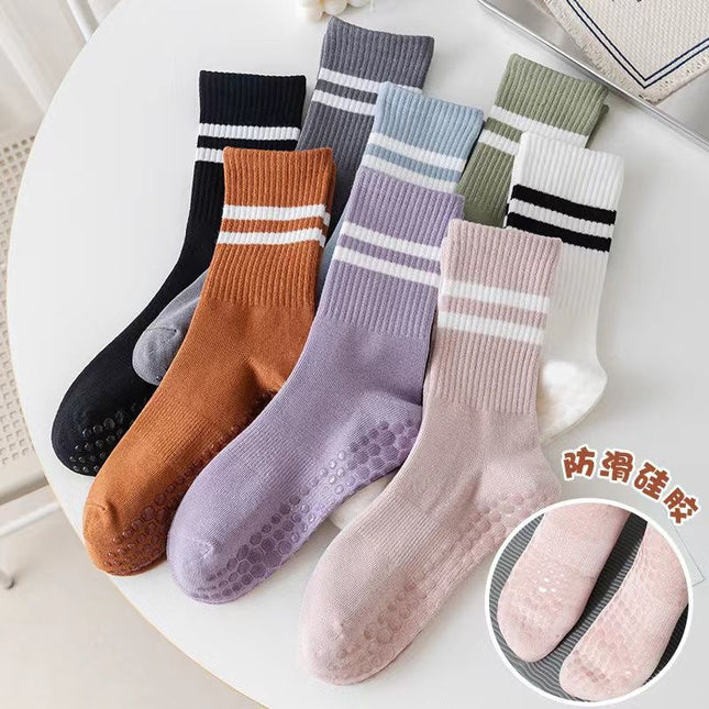 Yoga socks children's mid-tube socks non-slip indoor fitness dispensing socks Pilates women's sports socks