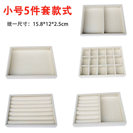 [Jewelry storage artifact] factory direct jewelry storage box jewelry storage plate earrings ring storage finishing