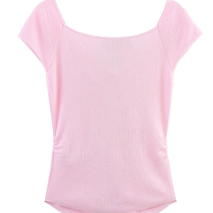 Kaopu Za 2025 New Summer Design Pleated Decorative Knitwear Fashionable and Elegant Sleeveless Top Trendy