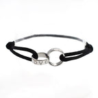 Black rope + steel color accessories