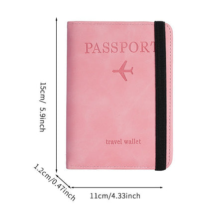 2025 Cross-border PU Leather Card Holder Passbook Holder Travelwallet Multi-function Certificate Bag Batch