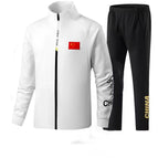 9668 new white clothes and black pants (flag version) / 120 (height 120cm)
