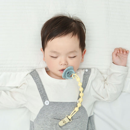 Ins Infant Silicone Pacifier Chain Portable Belt Clip Anti-loss Silicone Chain Baby Packing Gum Lanyard