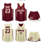 Syu-324 maroon (double-sided jersey, reversible) / M
