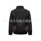 Black three-hole single coat / S/M