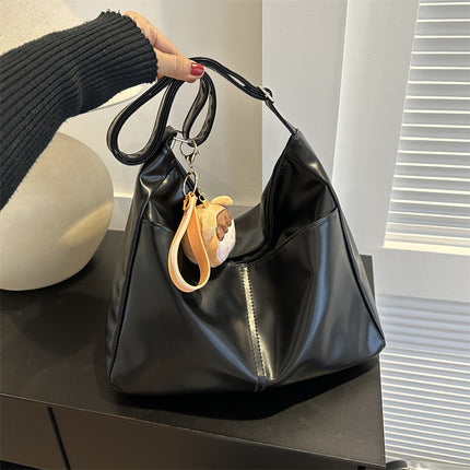 All-matching ins messenger bag female 2023 new tote bag student class large capacity shoulder commuter bag bags