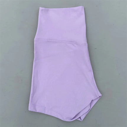 Dopamine Color Yoga Shorts Tight-Fitting High-Elastic Breathable Nude Sports Three-Point Bottoming Shorts Safety Pants