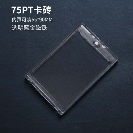 Acrylic Card Holder Strong Magnetic High-Definition Transparent Shell Album Storage Card Film Document Protective Cover Magnetic Card Holder Custom Y