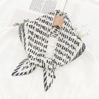 L024-149-01 white / 70cm wrinkled square towel