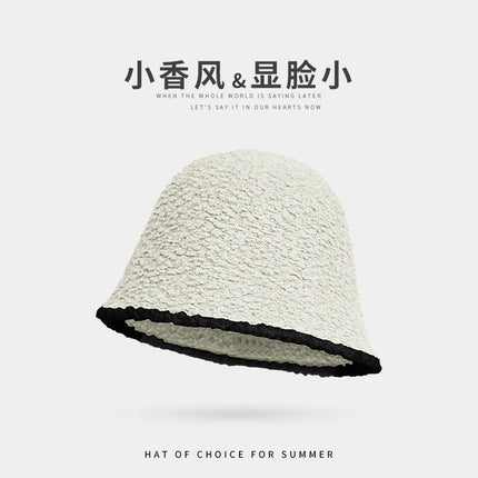 Maternity Postpartum Hat Autumn and Winter Fisherman Hat for Women, Postpartum Discharge Outing Head Protection Windproof Warm Plush Fisherman Hat