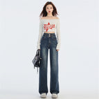 Vintage blue trousers / XS