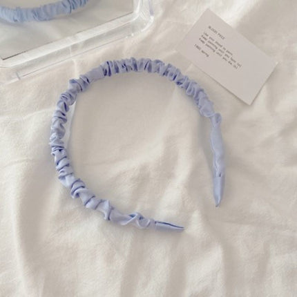 Internet Red Square Explosions Contrast Braid Head Band Wide Edge Non-Slip High-Level Hair Band 2023 New Style Hair Card for Women