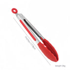 7inch❁Red silicone clip [opp bag]