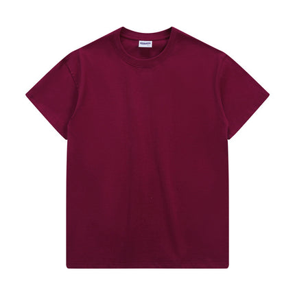 Cross-Border Supply Manufacturer Direct Sales T-Shirt Customized Round Neck Comfortable Loose Short-Sleeved T-Shirt Light Board Blank Board Summer Girls